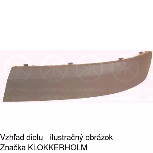 Lišta nárazníka POLCAR 956807-6