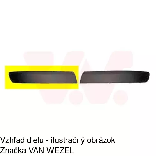 Lišta nárazníka 956807-6 /POLCAR/ - obr. 1