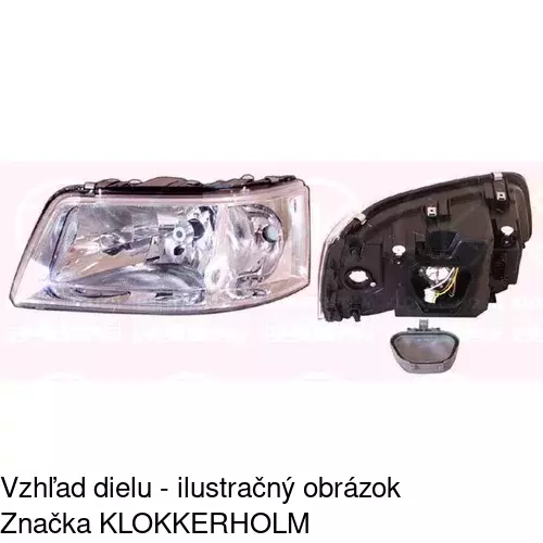 Hlavný reflektor 9568100E /POLCAR/ - obr. 1