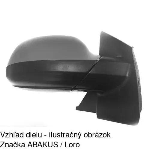 Vonkajšie zrkadlo 9569520S /POLCAR/ - obr. 3