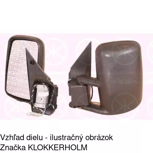 Vonkajšie zrkadlo 9571524E /POLCAR/ - obr. 1