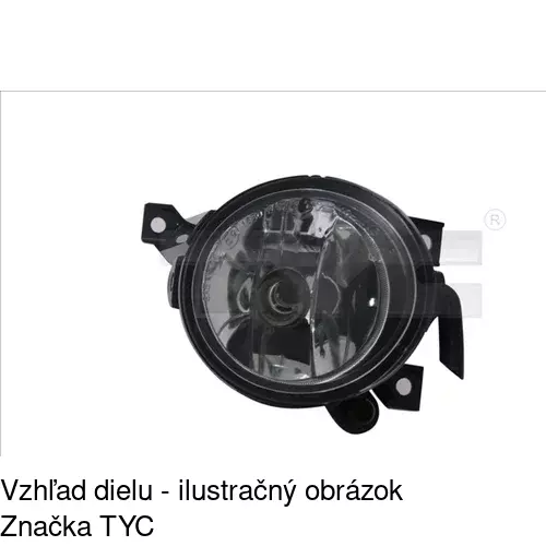 Hmlové svetlo - predné 9578301H /POLCAR/ - obr. 1