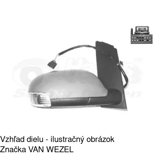 Vonkajšie zrkadlo 9578524E /POLCAR/ - obr. 3