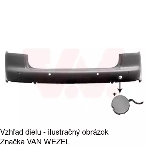 Zadný nárazník POLCAR 957896-1