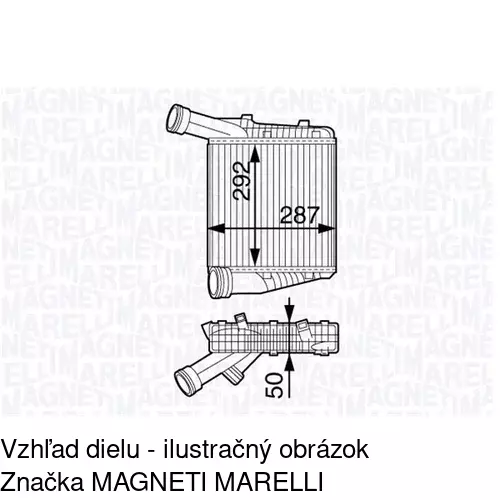 Chladiče vzduchu (Intercoolery) POLCAR 9580J8-4