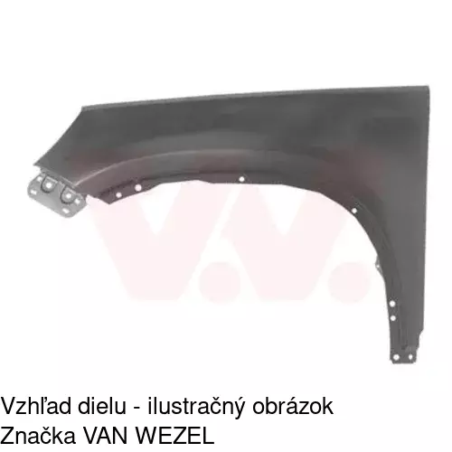 Predný blatník 958501 /POLCAR/ - obr. 2