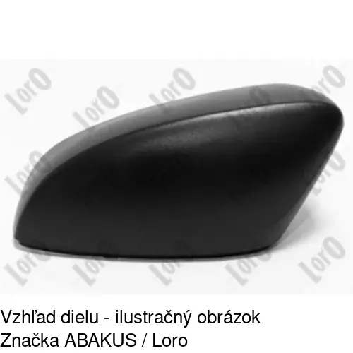 Rám vonkajšieho zrkadla 95A155TE /POLCAR/ - obr. 4