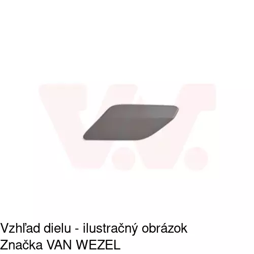 Záslepka ostrekovača svetla 95C20715 /POLCAR/ - obr. 2