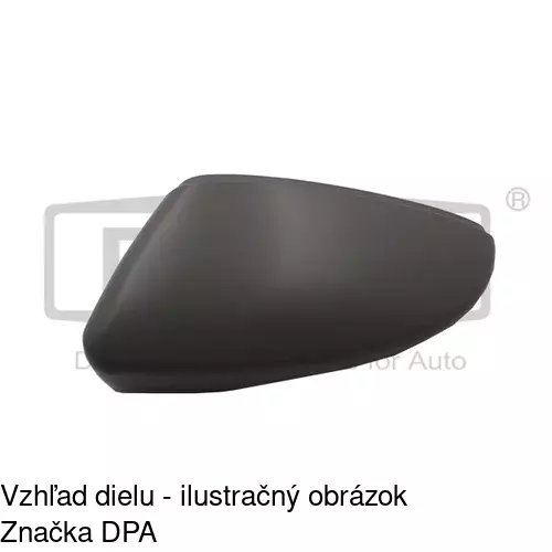 Rám vonkajšieho zrkadla 95D154PM /POLCAR/ - obr. 1