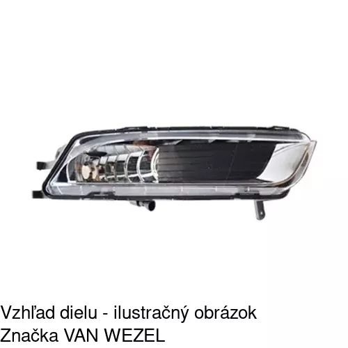 Hmlové svetlo - predné 95G130-E /POLCAR/ - obr. 3
