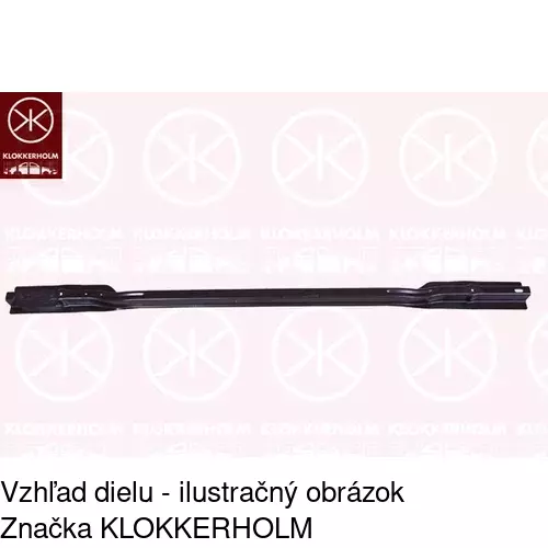Dolný nosník predného čela 95P134 /POLCAR/