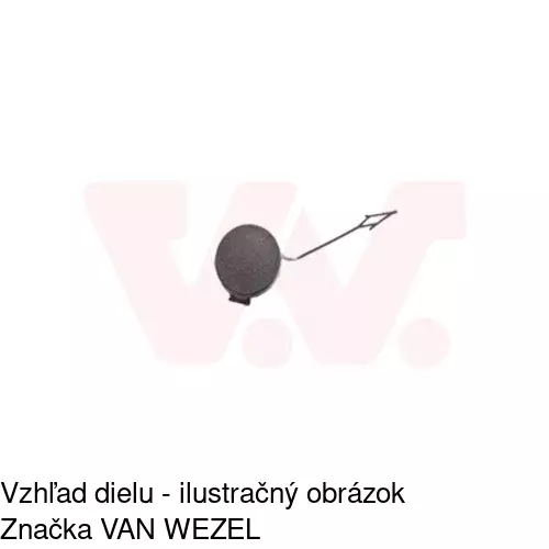 Záslepka ťažného háku POLCAR 95U107-9