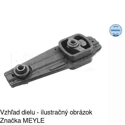 Silentblok motora CI-EM002 /POLCAR/ - obr. 1