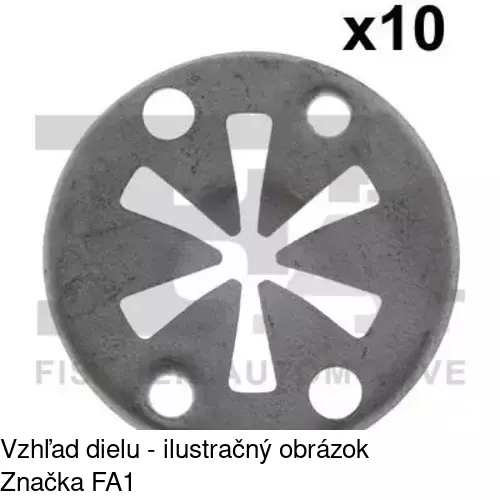 Montážny plech RX70143Z /POLCAR/ - obr. 1