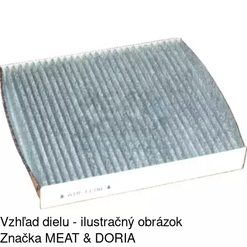 Kabínový filter s uhlíkom POLCAR S11-1017