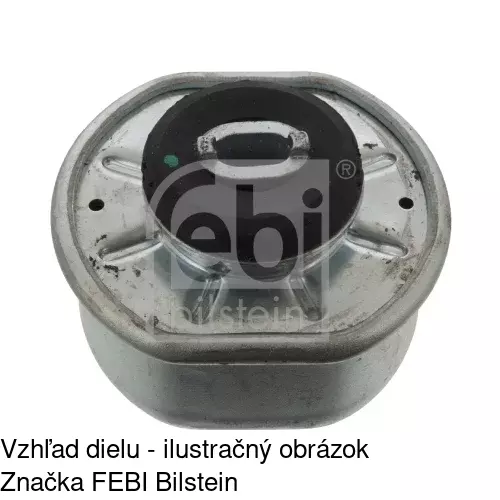 Silentblok motora POLCAR S2295024