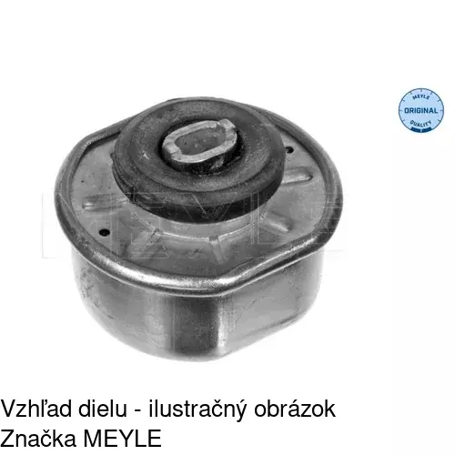 Silentblok motora S2295025 /POLCAR/ - obr. 2