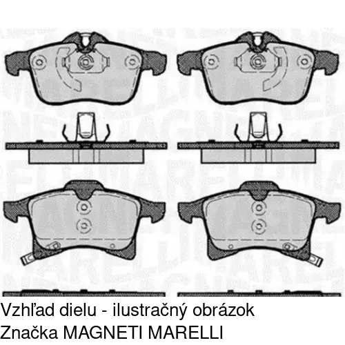 Brzdové dosky S70-0021 /POLCAR/ - obr. 5