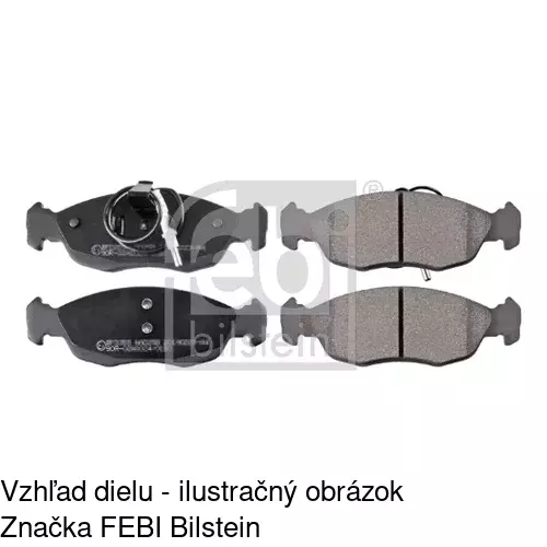 Brzdové dosky S70-0143 /POLCAR/ - obr. 3