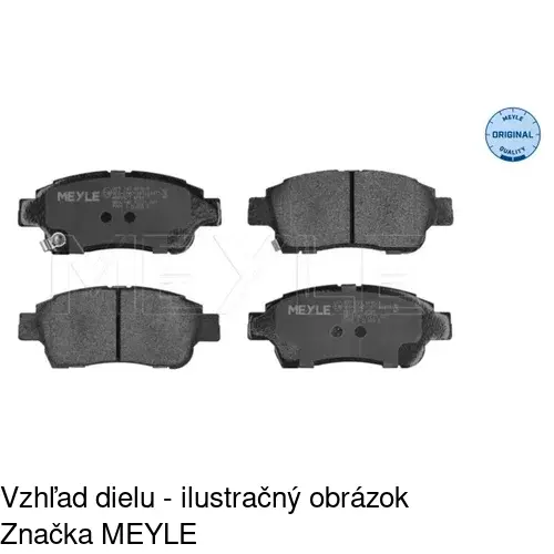 Brzdové dosky S70-0172 /POLCAR/ - obr. 3