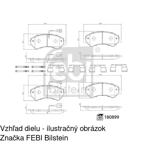 Brzdové dosky POLCAR S70-0186