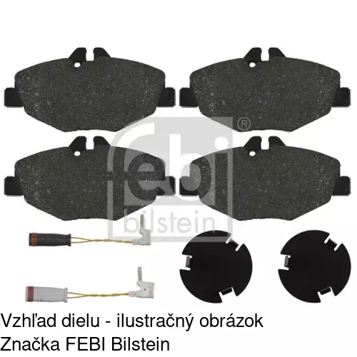 Brzdové dosky S70-0258 /POLCAR/ - obr. 4