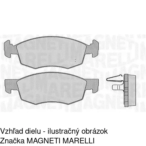 Brzdové dosky POLCAR S70-0269