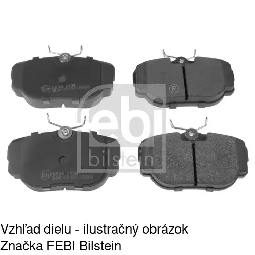 Brzdové dosky POLCAR S70-0275