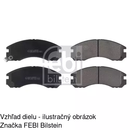 Brzdové dosky S70-0337 /POLCAR/ - obr. 3
