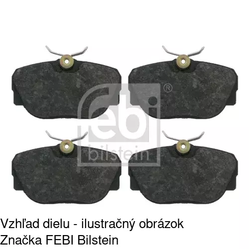 Brzdové dosky S70-0408 /POLCAR/ - obr. 4