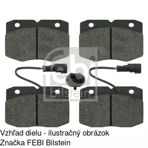Brzdové dosky S70-0410 /POLCAR/ - obr. 5