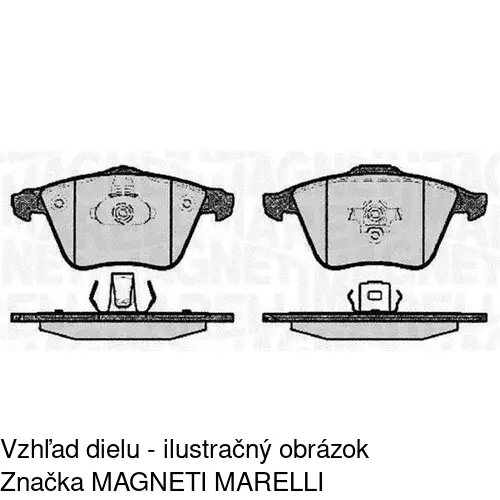 Brzdové dosky S70-0583 /POLCAR/ - obr. 2
