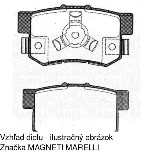 Brzdové dosky POLCAR S70-1140