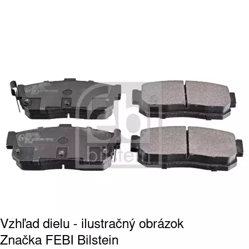 Brzdové dosky S70-1216 /POLCAR/ - obr. 4