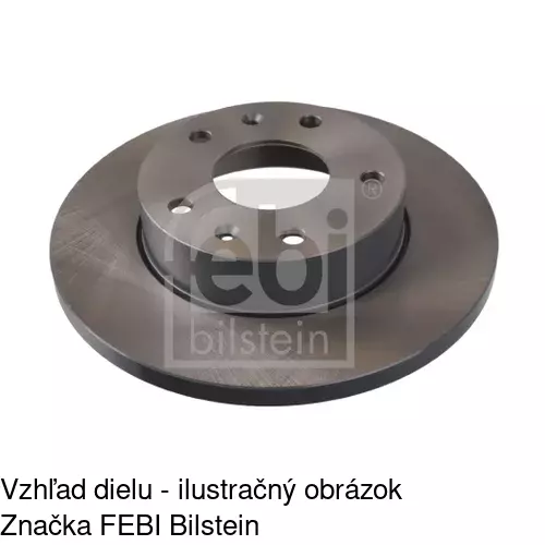 Brzdový kotúč S71-0182 /POLCAR/ - obr. 1
