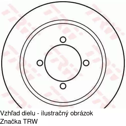 Brzdový kotúč S71-0214 /POLCAR/ - obr. 5