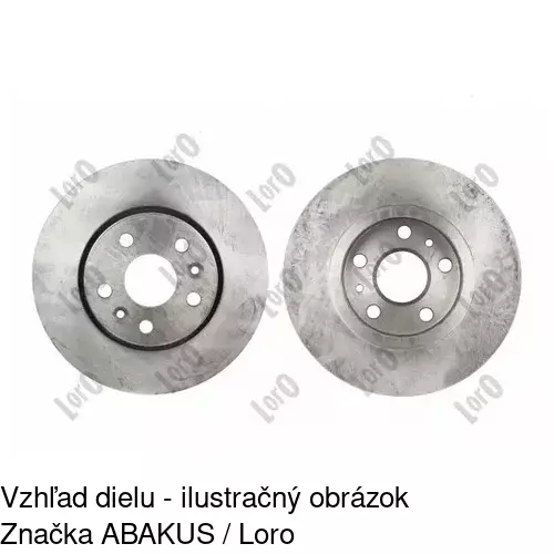 Brzdový kotúč POLCAR S71-0267