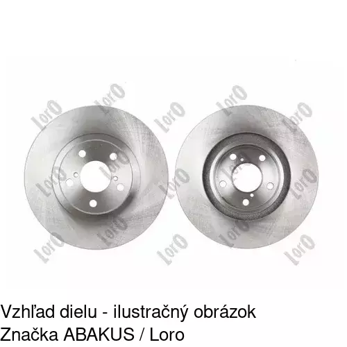 Brzdový kotúč POLCAR S71-0313