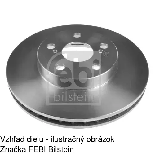 Brzdový kotúč S71-0339 /POLCAR/ - obr. 1