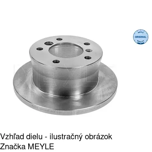 Brzdový kotúč POLCAR S71-1076