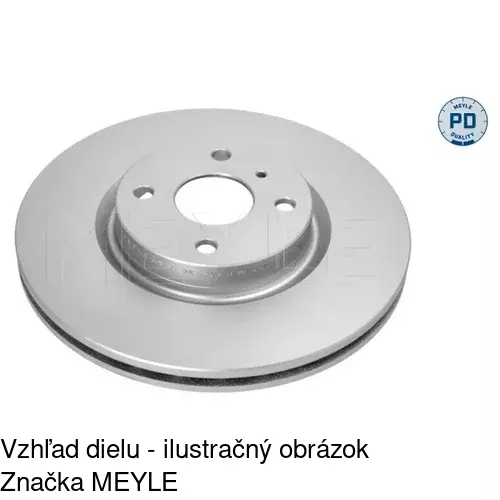 Brzdový kotúč POLCAR S71-1085