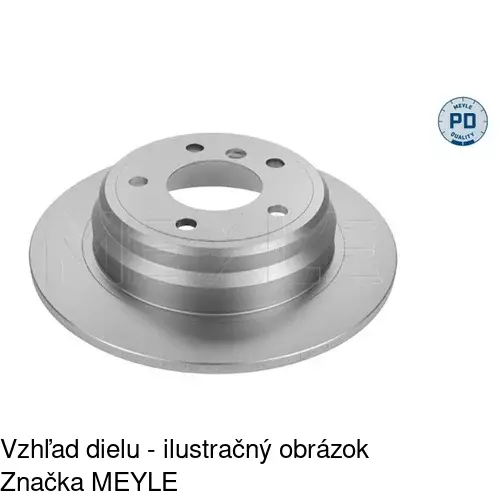 Brzdový kotúč S71-1232 /POLCAR/ - obr. 2