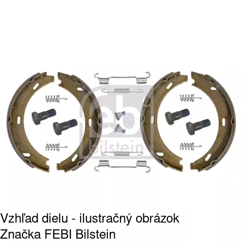 Brzdové čeľuste POLCAR S72-1025