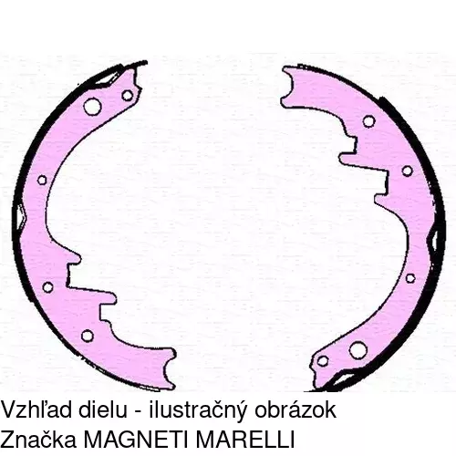 Brzdové čeľuste S72-1047 /POLCAR/ - obr. 3