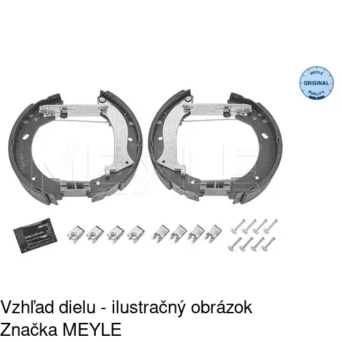 Brzdové čeľuste S72-1066 /POLCAR/ - obr. 2