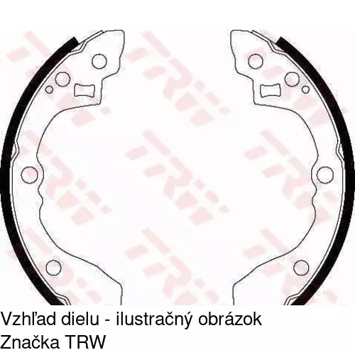Brzdové čeľuste S72-1067 /POLCAR/ - obr. 4