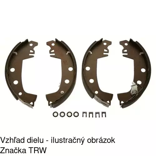 Brzdové čeľuste S72-1071 /POLCAR/ - obr. 4