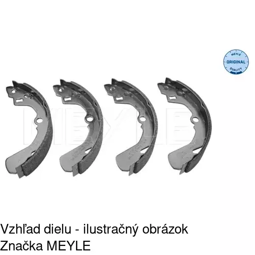 Brzdové čeľuste POLCAR S72-1078