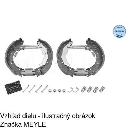 Brzdové čeľuste S72-1087 /POLCAR/ - obr. 2