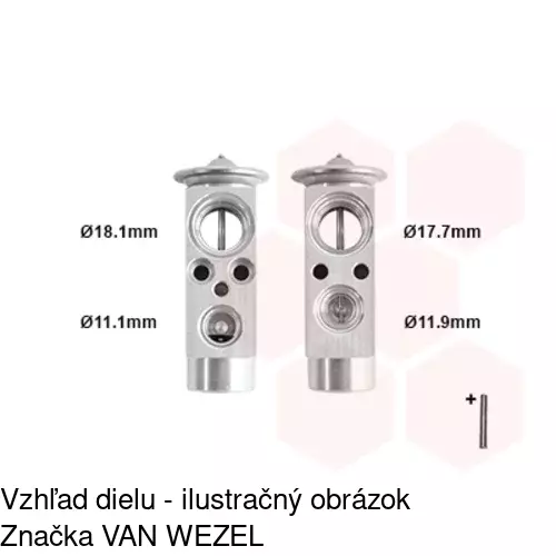 Expanzný ventil TSP0585068 /POLCAR/ - obr. 4